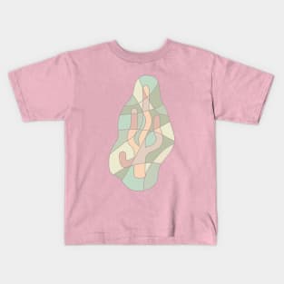 Seaweed Stained Glass Kids T-Shirt